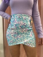 Falda Estampada Aqua