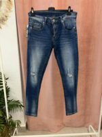 Pantalon Denim Rotos Slim H