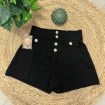 Short Negro Botones