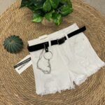 Short Denim Blanco