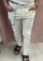 Pantalón Vaquero Beige H - Imagen 2
