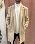Abrigo Paño Premium Beige