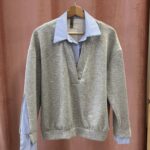 Sudadera Camisa Gris Peq