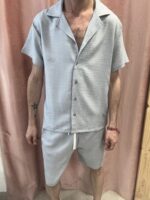 Conjunto Hawai Man Gris