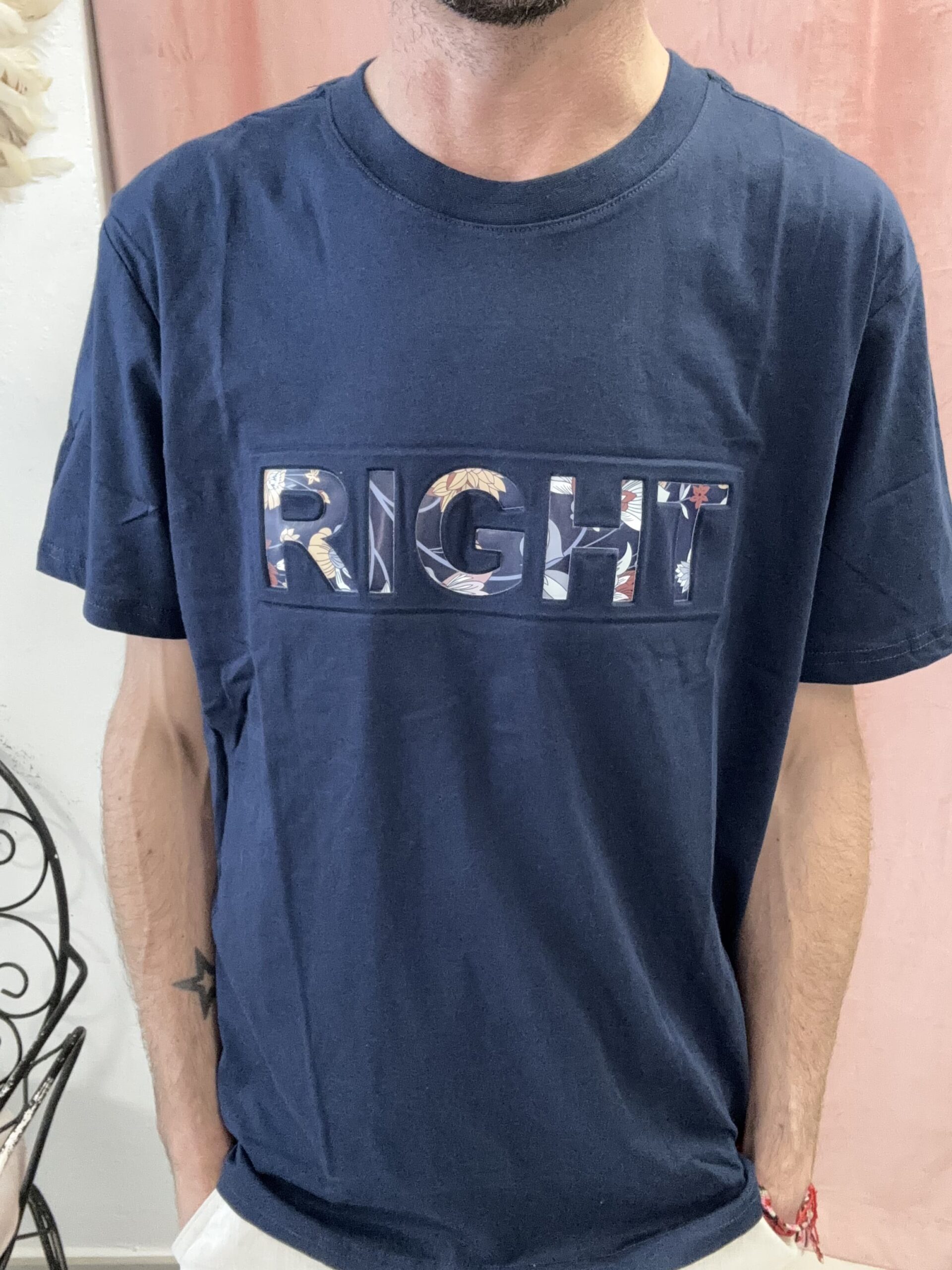 IMG_1235 Camiseta Right Man Azul Marino - Imagen 1