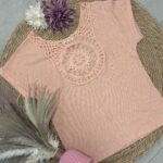 Camiseta Espalda Crochet M/L