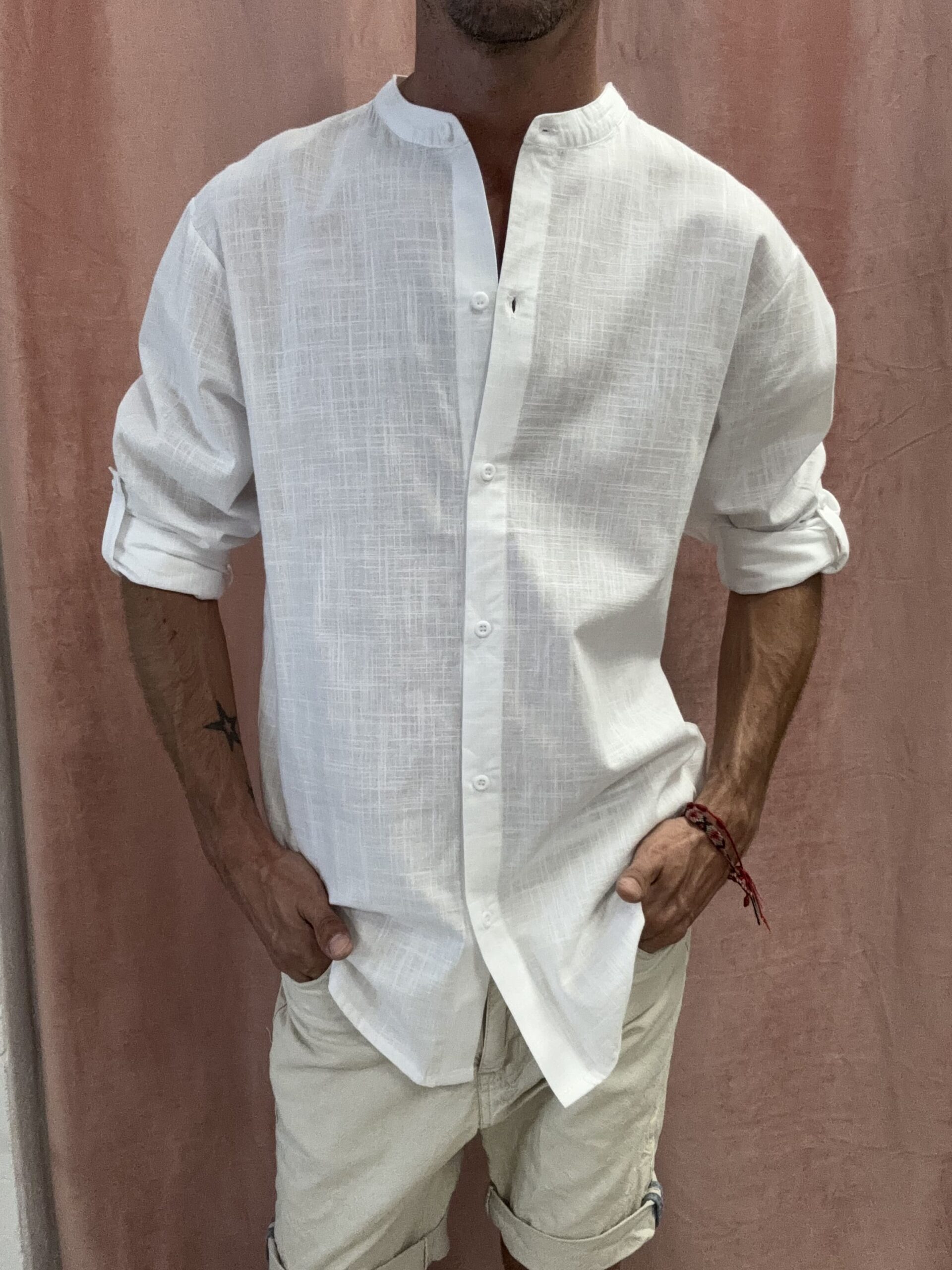 IMG_2208 Camisa Estilo Lino Man - Imagen 1