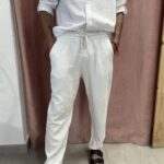 Pantalón Lino Blanco New