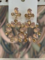 Pendientes Circulos Gemas - Imagen 2