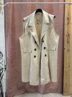 Chaleco Antelina Botones Curvy
