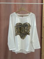 Camiseta Larga Tendencia Blanca Curvy - Imagen 4