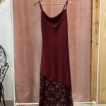 Vestido Saten Y Encaje Barcelona