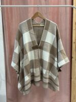 Chaqueta Poncho Cuadros Curvy Premium - Imagen 3