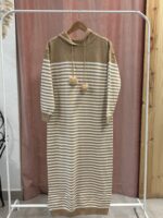 Vestido Punto Rayas Pompon - Imagen 3