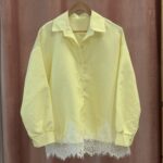 Camisa Rayas Encaje Curvy