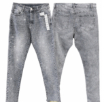 Vaquero Gris Brillos Curvy (44-54)