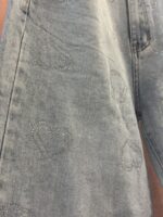 Vaquero Wide Leg Corazon Strass (38-48) - Imagen 2
