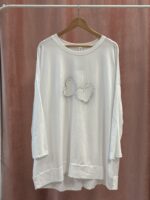 Camiseta Corazón Perlas Curvy - Imagen 2