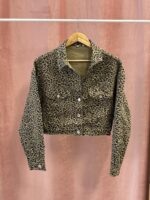 Chaqueta Crop Leopardo Trendy Premium - Imagen 2