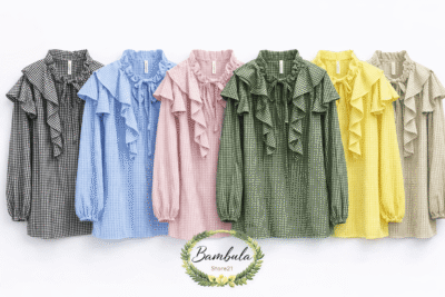 Blusa Volante Vichy Curvy
