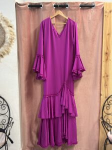 Vestido Flamenca Volante Cascada Cordoba Curvy Talla 4 - Imagen 4