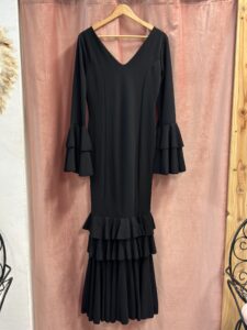 Vestido Flamenca Doble Volante Malaga Talla 3 - Imagen 5