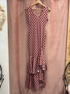 Vestido Flamenca Lunares Huelva Tallas 1-2-3 - Imagen 2