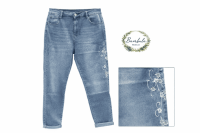 Vaquero Momfit Flores Curvy(44-54)