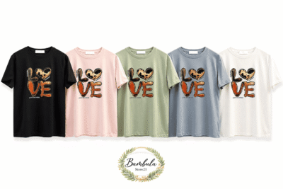 Camiseta Love Strass Mid