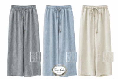 Pantalón Lino Hilo Plata