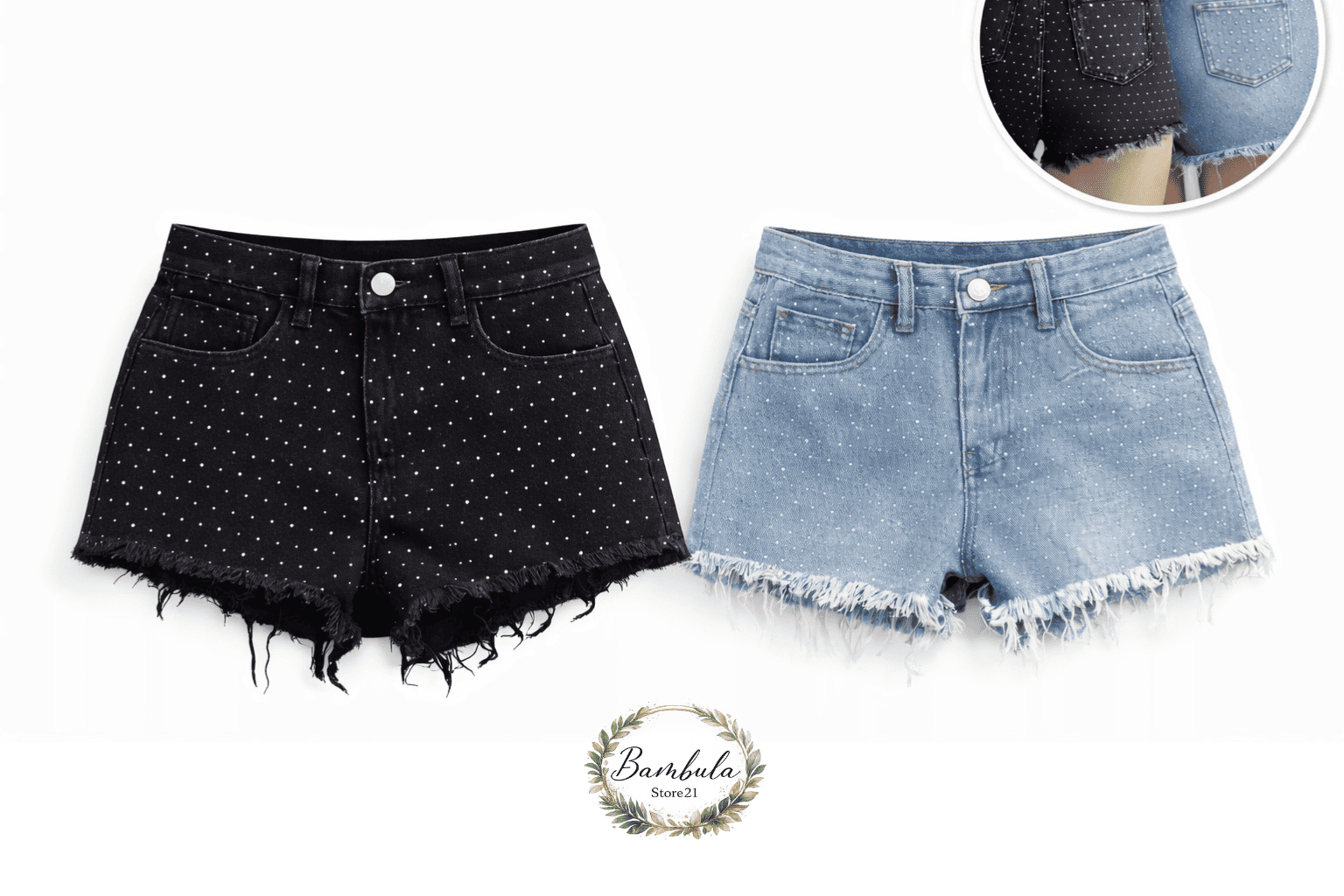 Diseño sin título-copy-5 Short Vaquero Brillo Premium (S-M) - Imagen 1