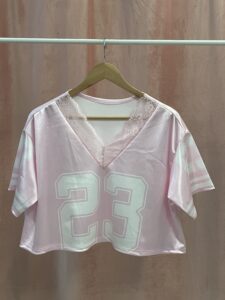 Camiseta Crop Saten 23 Oversize - Imagen 6