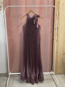 Vestido Saten Plisado Premium - Imagen 6