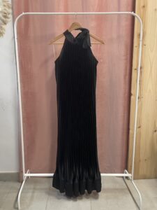 Vestido Saten Plisado Premium - Imagen 5