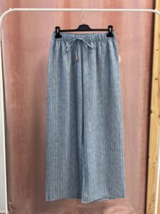 Pantalón Lino Hilo Plata - Imagen 4
