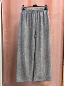 Pantalón Lino Hilo Plata - Imagen 2