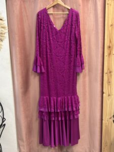 Vestido Flamenca Encaje Curvy - Imagen 3