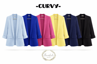 Blazer Recta Primavera Curvy