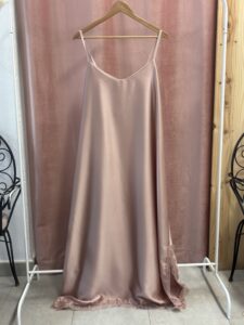 Vestido Saten Encaje Curvy - Imagen 7