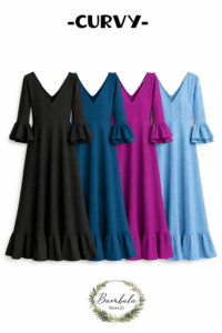 Vestido Bata Flamenca  Lunares Sevilla Curvy - Imagen 2