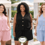 Conjunto Corto Bambula Chaleco Curvy