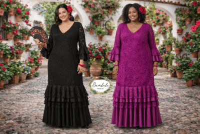 Vestido Flamenca Encaje Curvy