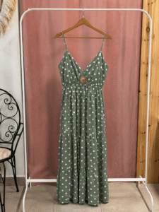 Vestido Lunares Jerez Curvy y Pequeño - Imagen 7