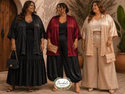 Kimono Saten Vip Curvy