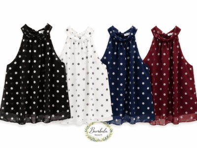 Blusa Lunares Halter