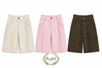Pantalón Pirata Ancho Leopardo Premium