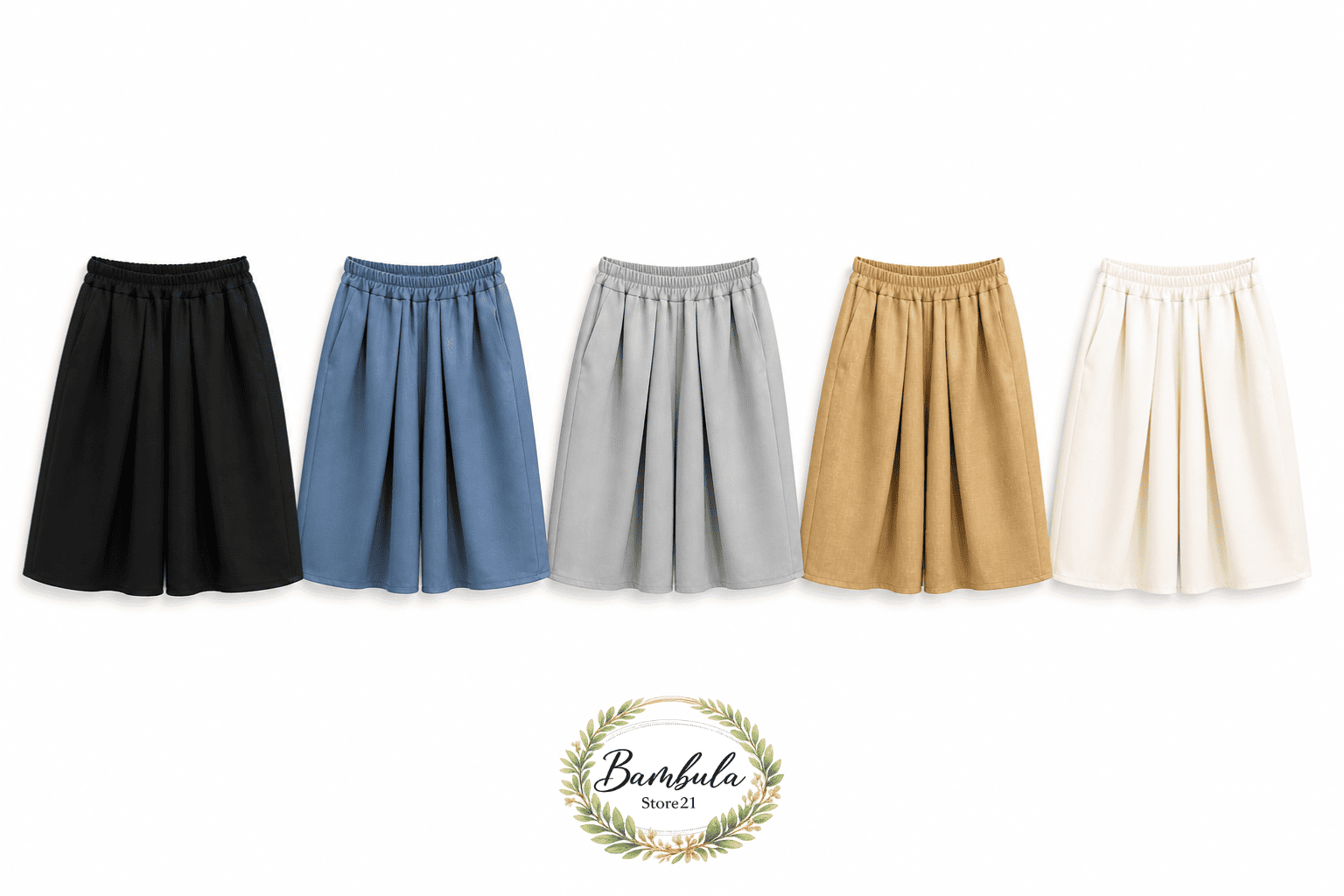Diseño sin título-copy-5 Pantalón Pirata Ancho Pinzas Curvy - Imagen 1
