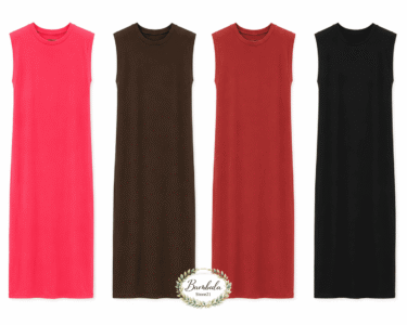 Vestido Hombreras Liso Viral - Imagen 2