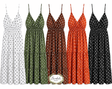 Vestido Lunares Jerez Curvy y Pequeño - Imagen 5