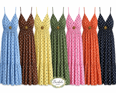 Vestido Lunares Jerez Curvy y Pequeño - Imagen 4